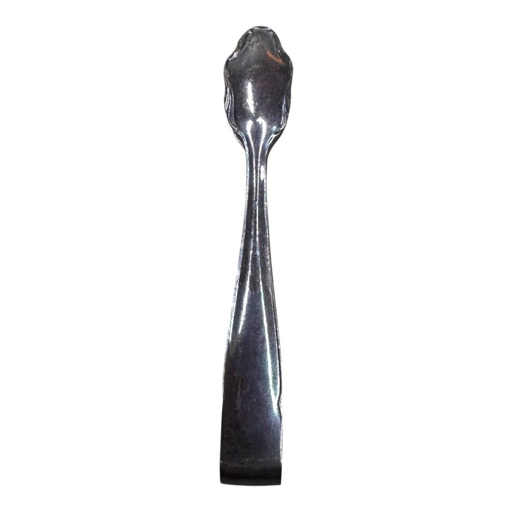 Vintage WMF Silverplate Sugar Cube Or Ice Tongs Ornate Design 4" Minitaure Small